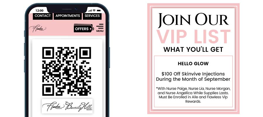Join the VIP List of Flawless MedSpa & The Beverly Hills MedSpa in Beverly Hills, CA and Las Vegas, NV