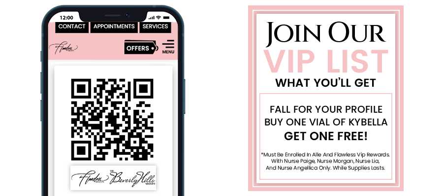 Join the VIP List of Flawless MedSpa & The Beverly Hills MedSpa in Beverly Hills, CA and Las Vegas, NV