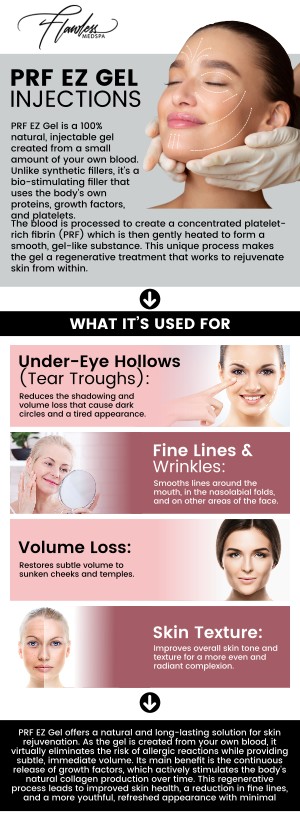 Common questions asked by clients: What is Platelet-Rich Fibrin (PRF)? How does the PRF procedure work? What are the main benefits and uses of PRF therapy? How is PRF different from PRP (Platelet-Rich Plasma)? How many sessions are typically needed, and how long do results last?
At Flawless MedSpa and The Beverly Hills MedSpa, Melanie Speed, APRN, NP-C, CANS, provides Platelet-Rich Fibrin (PRF) treatments to naturally restore youthful volume and improve skin texture. Using your body’s own growth factors, PRF promotes collagen production and healing. Enjoy a refreshed, radiant appearance with this advanced regenerative treatment. For more information, please contact us or schedule an appointment online. We have convenient locations to serve you in Las Vegas, NV and Beverly Hills, CA. We serve clients from Las Vegas NV, Summerlin South NV, Paradise NV, Winchester NV, Beverly Hills CA, Los Angeles CA, Santa Monica CA, Burbank CA, and surrounding areas.