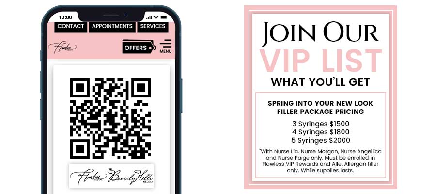 Join the VIP List of Flawless MedSpa & The Beverly Hills MedSpa in Beverly Hills, CA and Las Vegas, NV